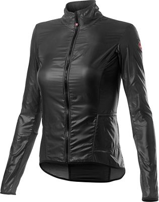 Castelli Women's Aria Shell Jacket - Dark Gray, Dark Gray